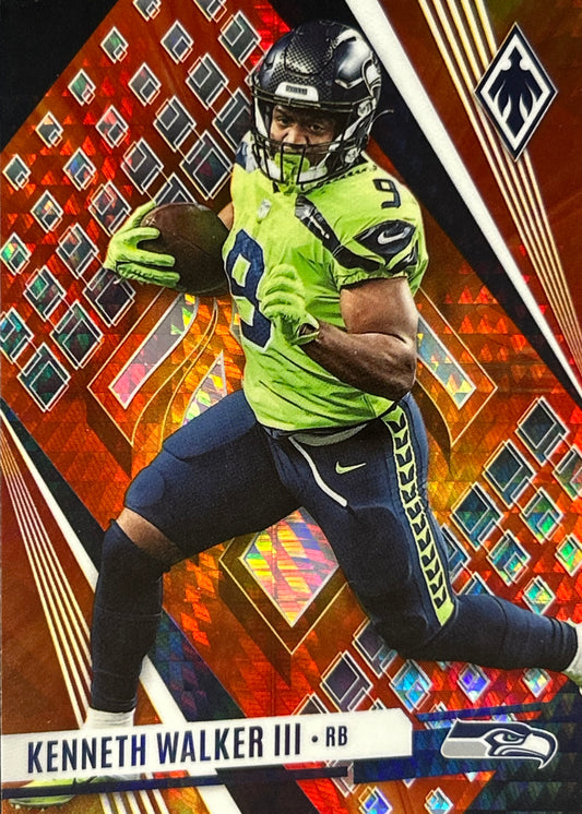 Kenneth Walker Phoenix Fire Burst /340 Seahawks