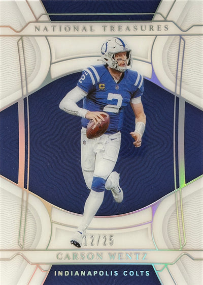 Carson Wentz National Treasures /25 Colts