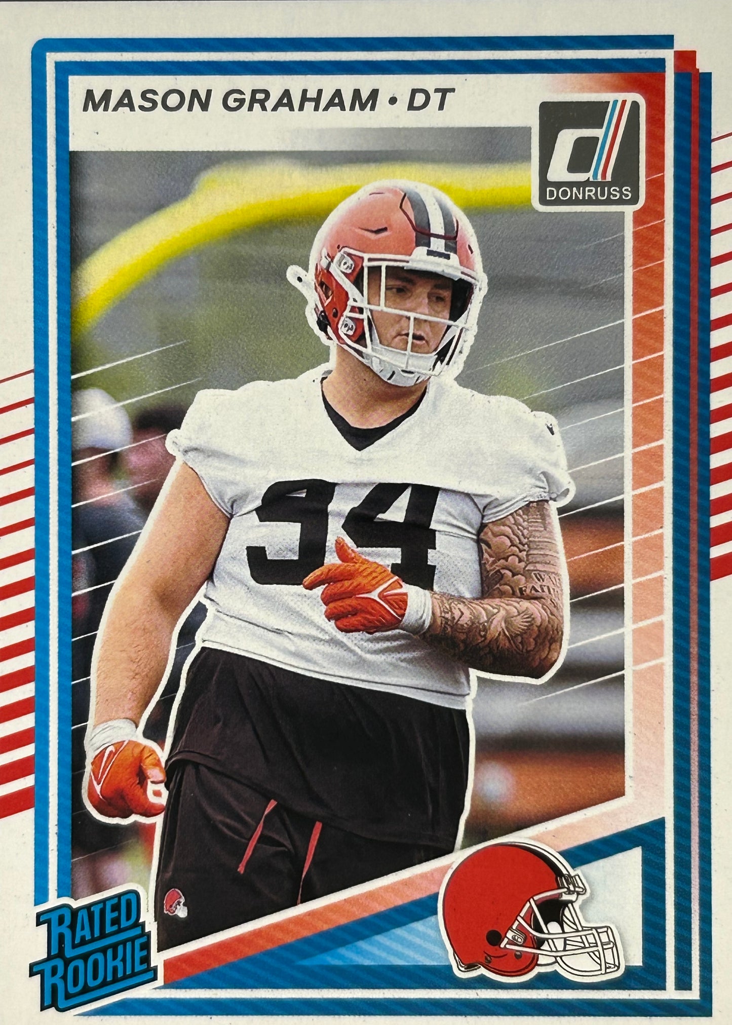 Mason Graham Donruss Rated Rookie Browns