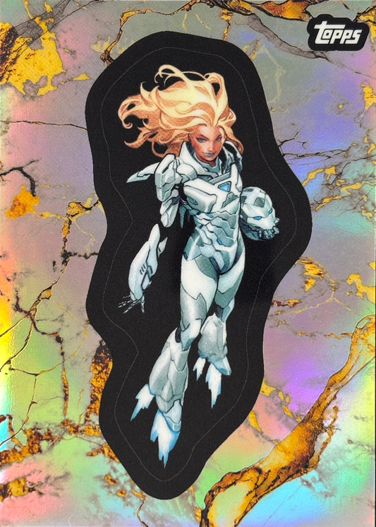 Emma Frost Comic Book Heroes Refractor Marvel