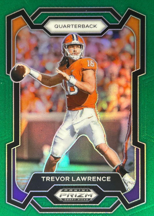 Trevor Lawrence Prizm Draft Green Rookie Jaguars