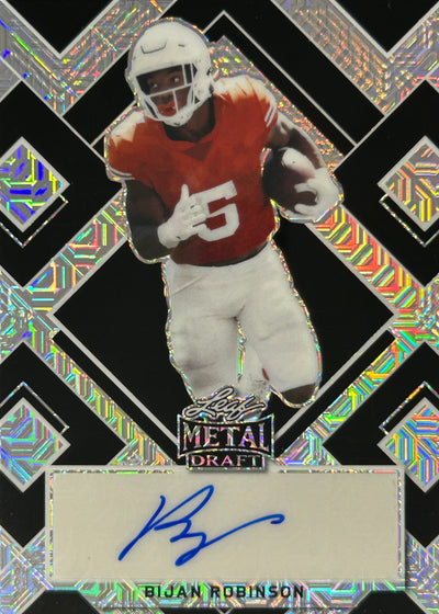 Bijan Robinson Leaf Metal Auto 5/5 Falcons