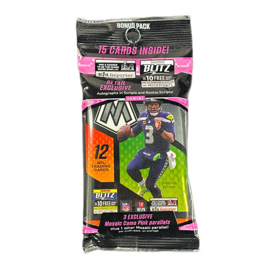 2021 Panini Mosaic NFL Value Pack (Pink Camos)