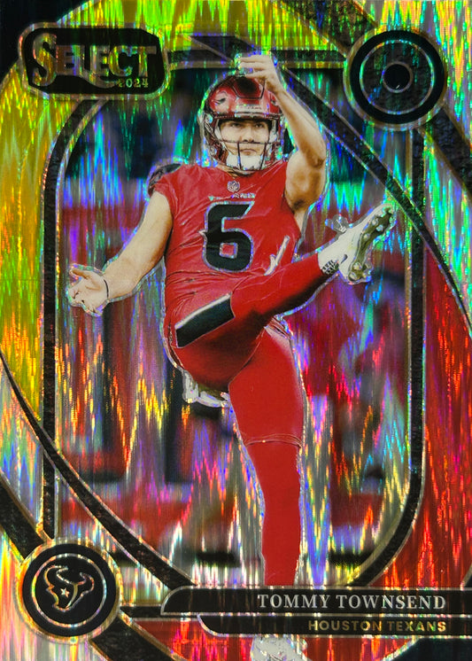 Tommy TownSend Select Red Yellow Shock Texans