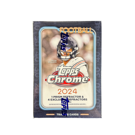 2024 Topps Chrome Football 7-Pack Blaster Box