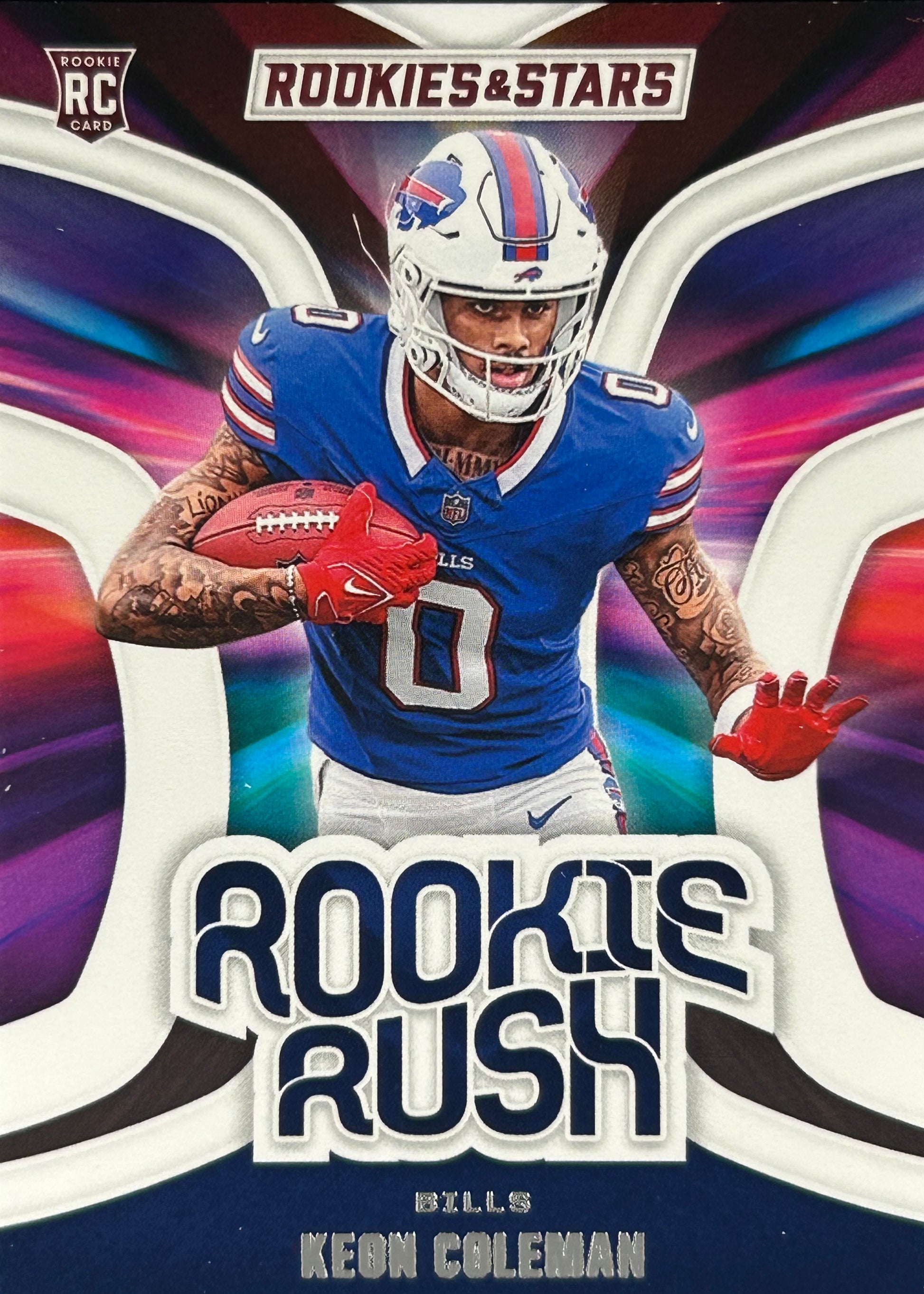 Keon Coleman Rookie Rush Bills Sports Card
