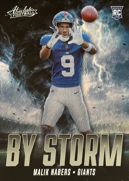 Malik Nabers By Storm Rookie Giants