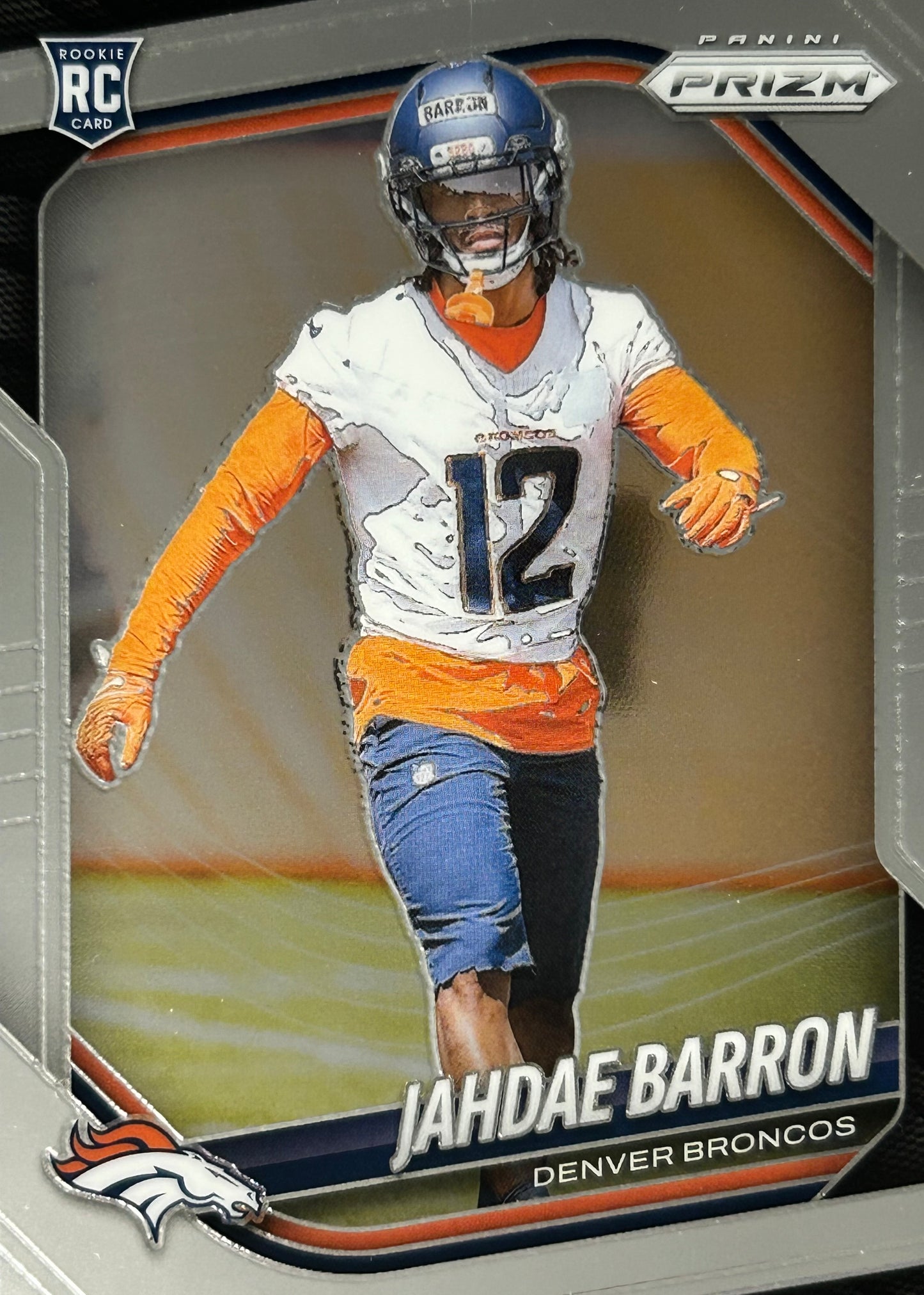 Jahdae Barron Prizm Rookie Broncos Sports Card