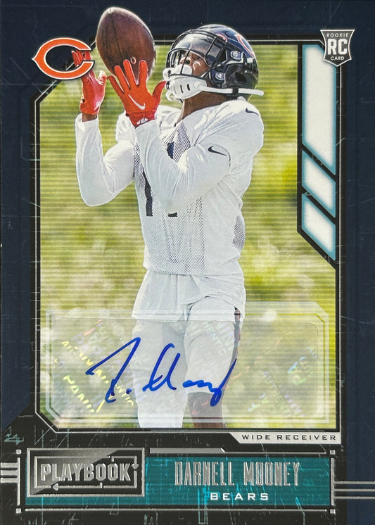 Darnell Mooney Playbook Auto Rookie Bears