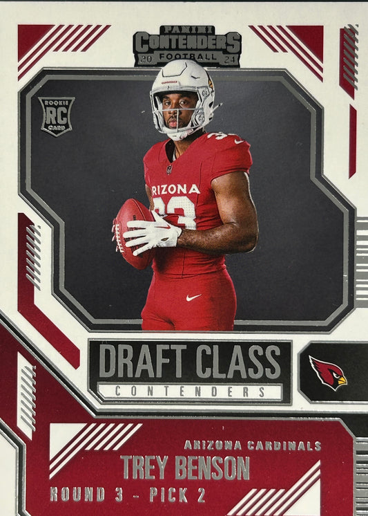 Trey Benson Contenders Draft Class Rookie Cardinals