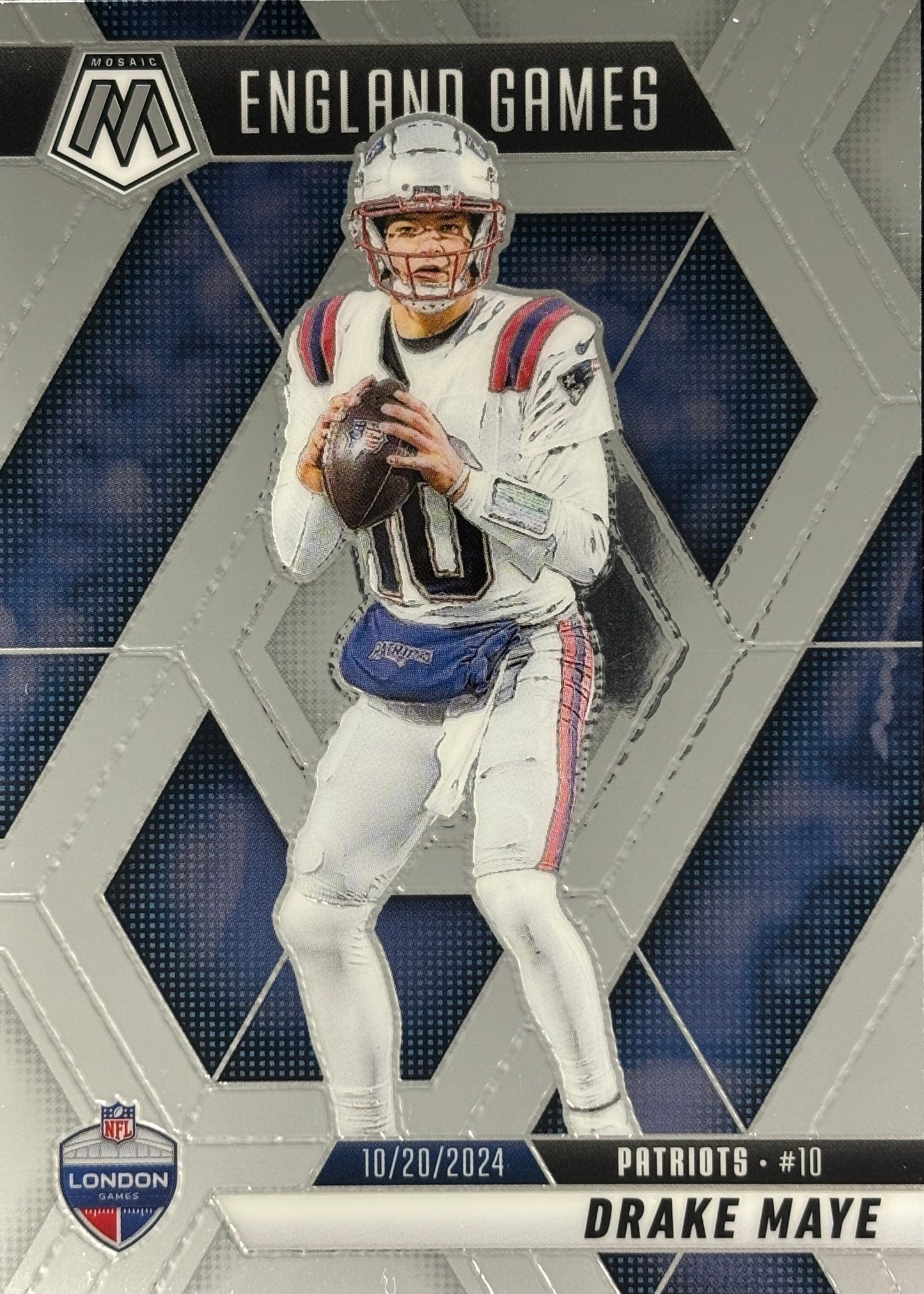 Drake Maye Mosaic England Game Patriots