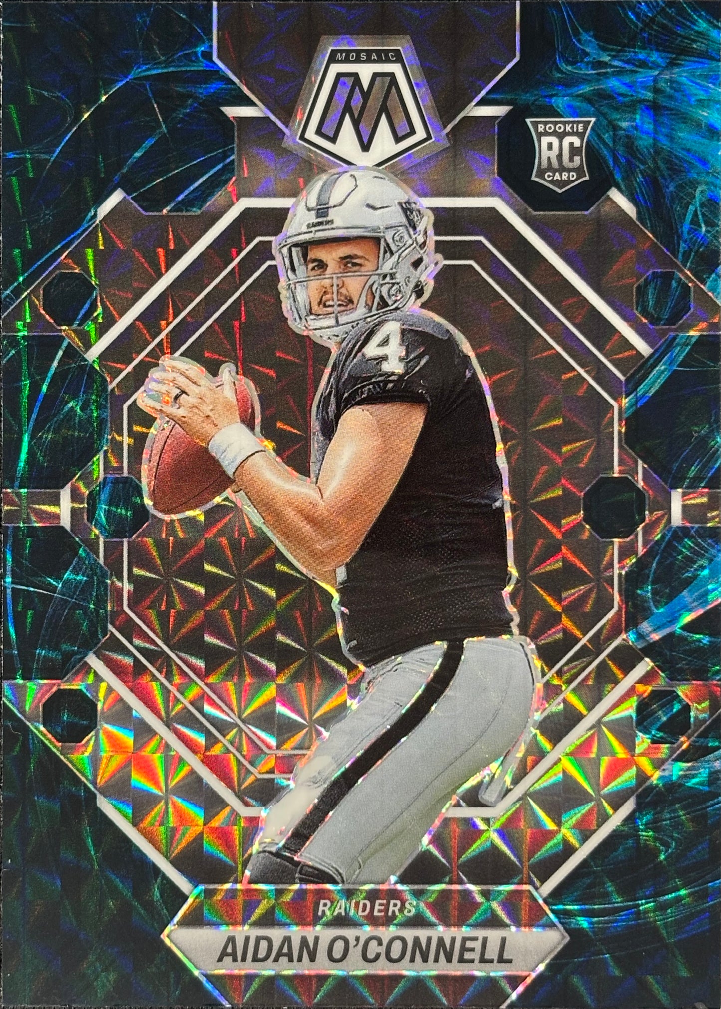 Aidan O’Connell Mosaic Genesis Rookie Raiders