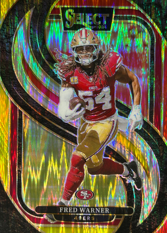Fred Taylor Select Red Yellow Shock 49ers