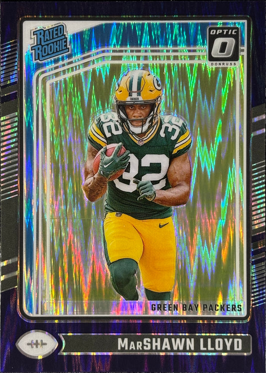 MarShawn Lloyd Optic Purple Shock Rookie Packers