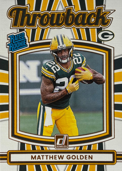 Matthew Golden Throwback Rookie Packers