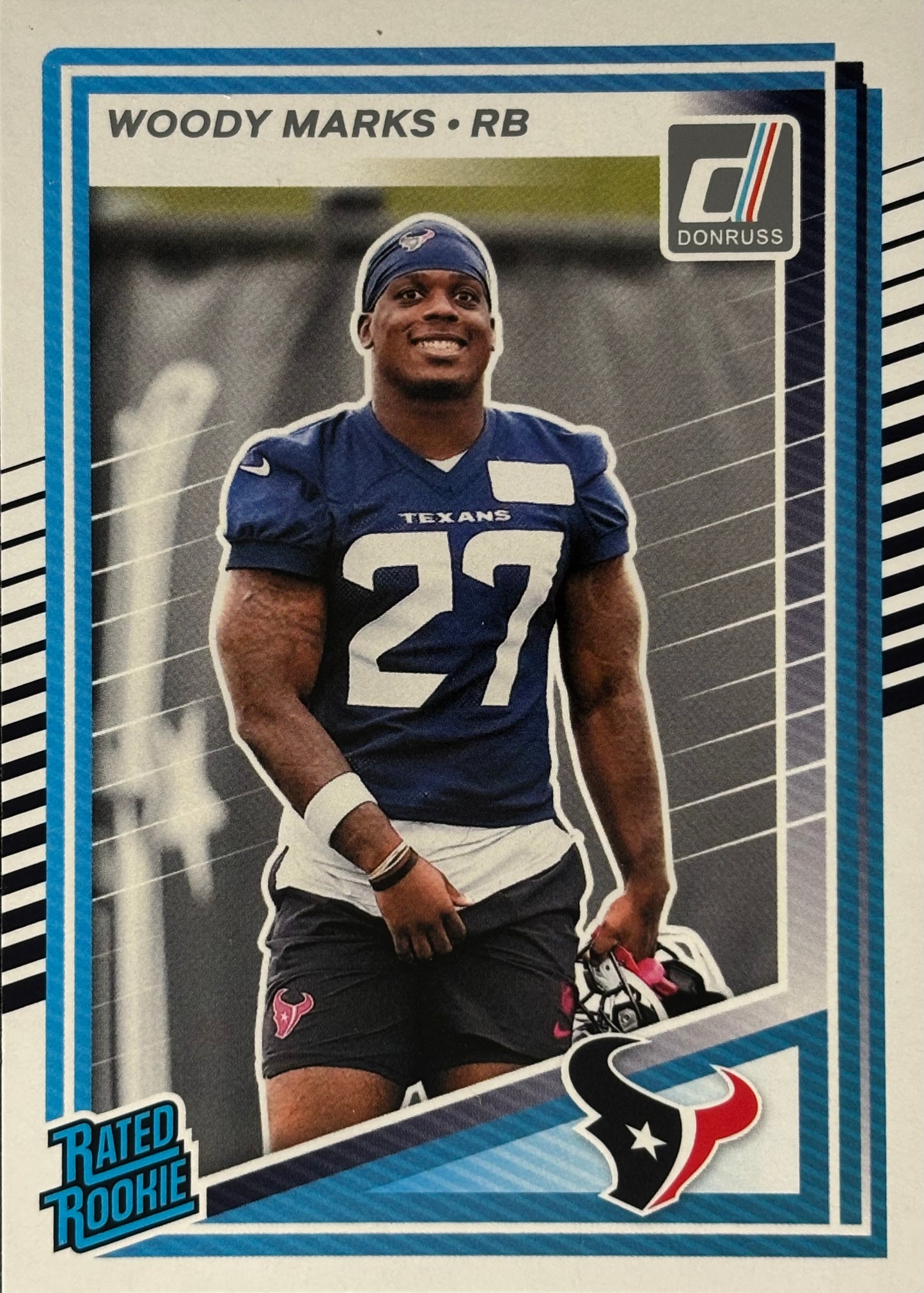 Woody Marks Donruss Rated Rookie Texans