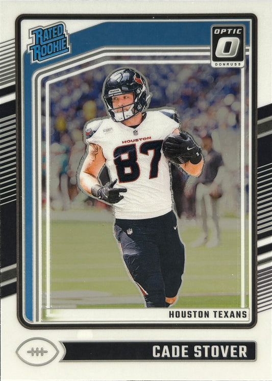 Cade Stover Optic Rated Rookie Texans