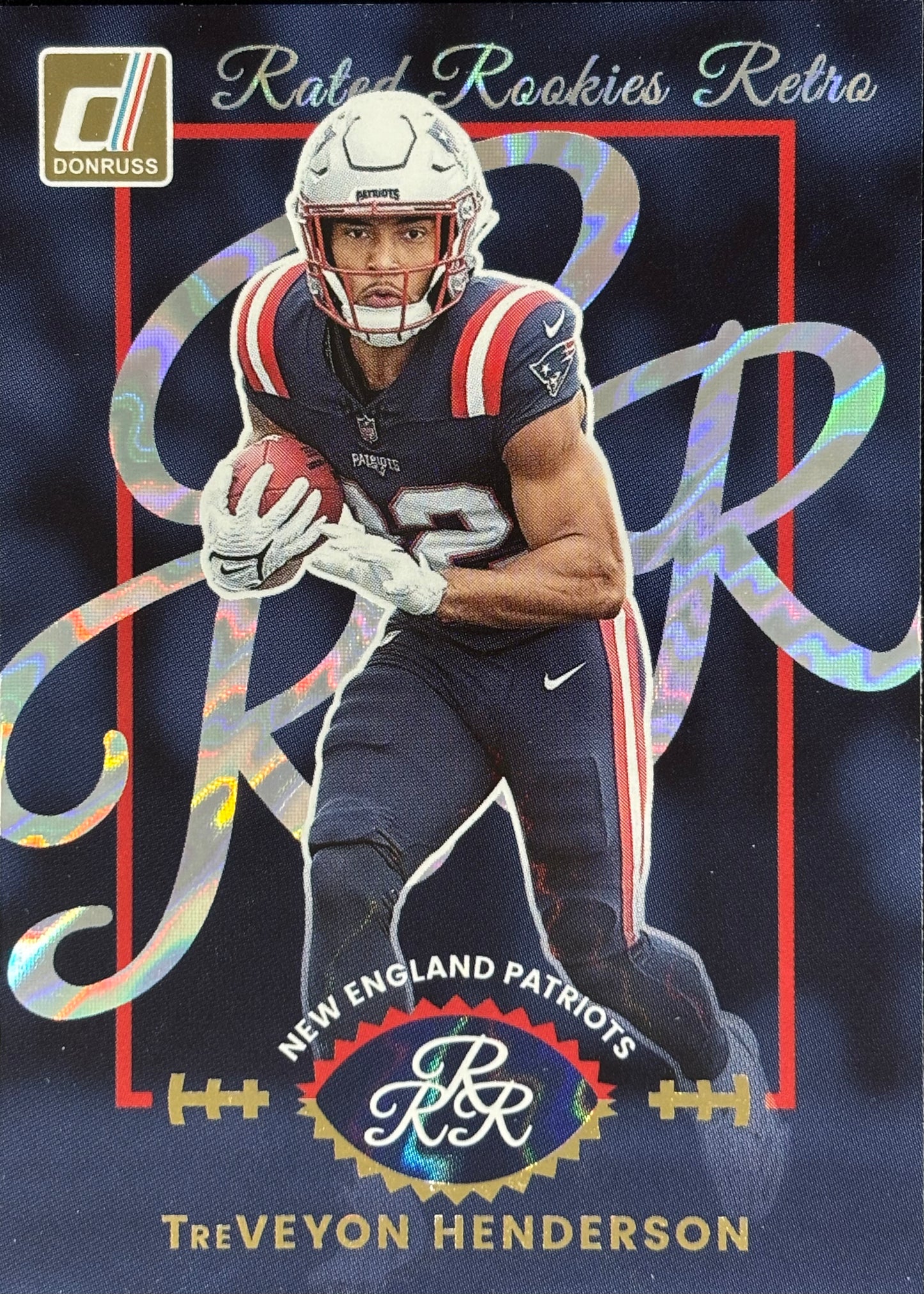 TreVeyon Henderson Rated Rookie Retro Patriots