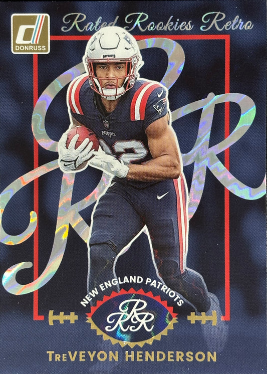 TreVeyon Henderson Rated Rookie Retro Patriots