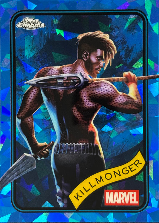 KillMonger Sapphire Topps Chrome Marvel