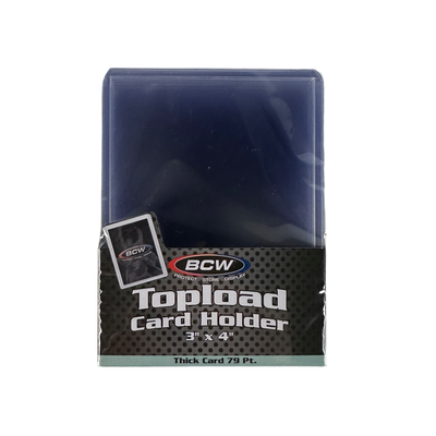 25 BCW 79pt. Toploader Card Holder - Toploaders