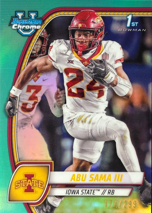 Abu Sama III Bowman U Chrome Aqua /299