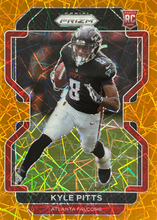 Kyle Pitts Prizm Orange Lazer Rookie Falcons