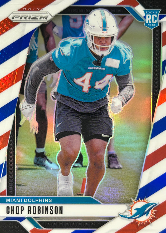 Chop Robinson Prizm Red White Blue Rookie
