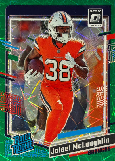 Jahleel McLaughlin Optic Green Velocity Rookie Broncos