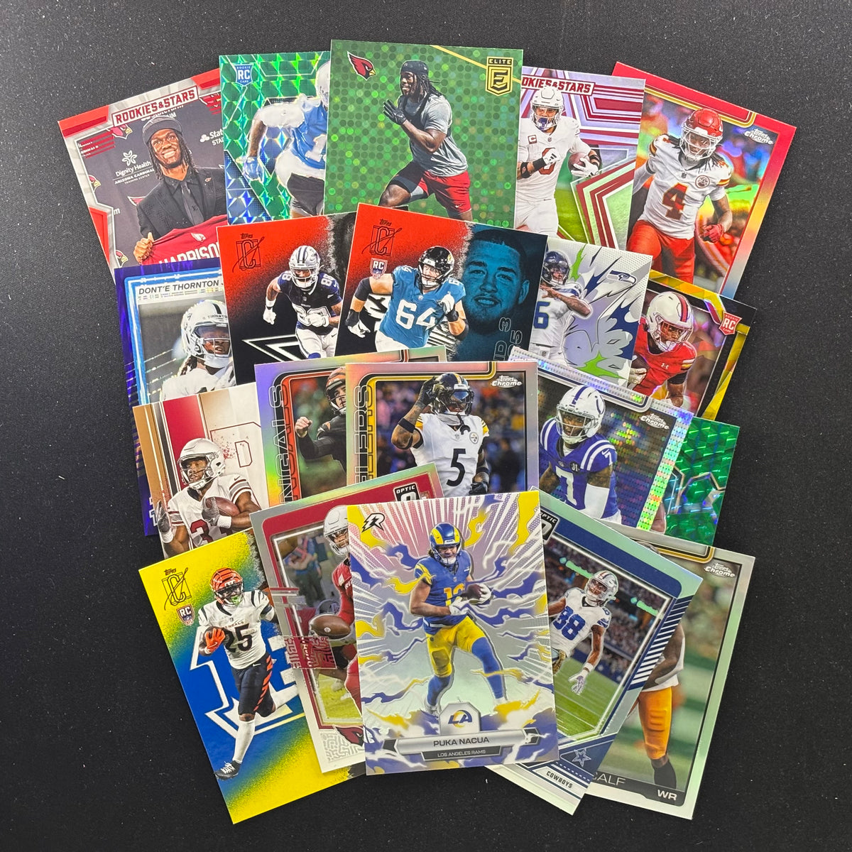20x Parallel Football Card Value Lot #1A-P