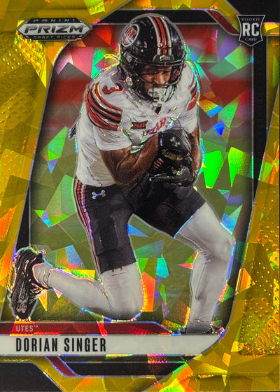 Dorian Singer Prizm Draft Gold Ice Rookie Jaguars Sports Card