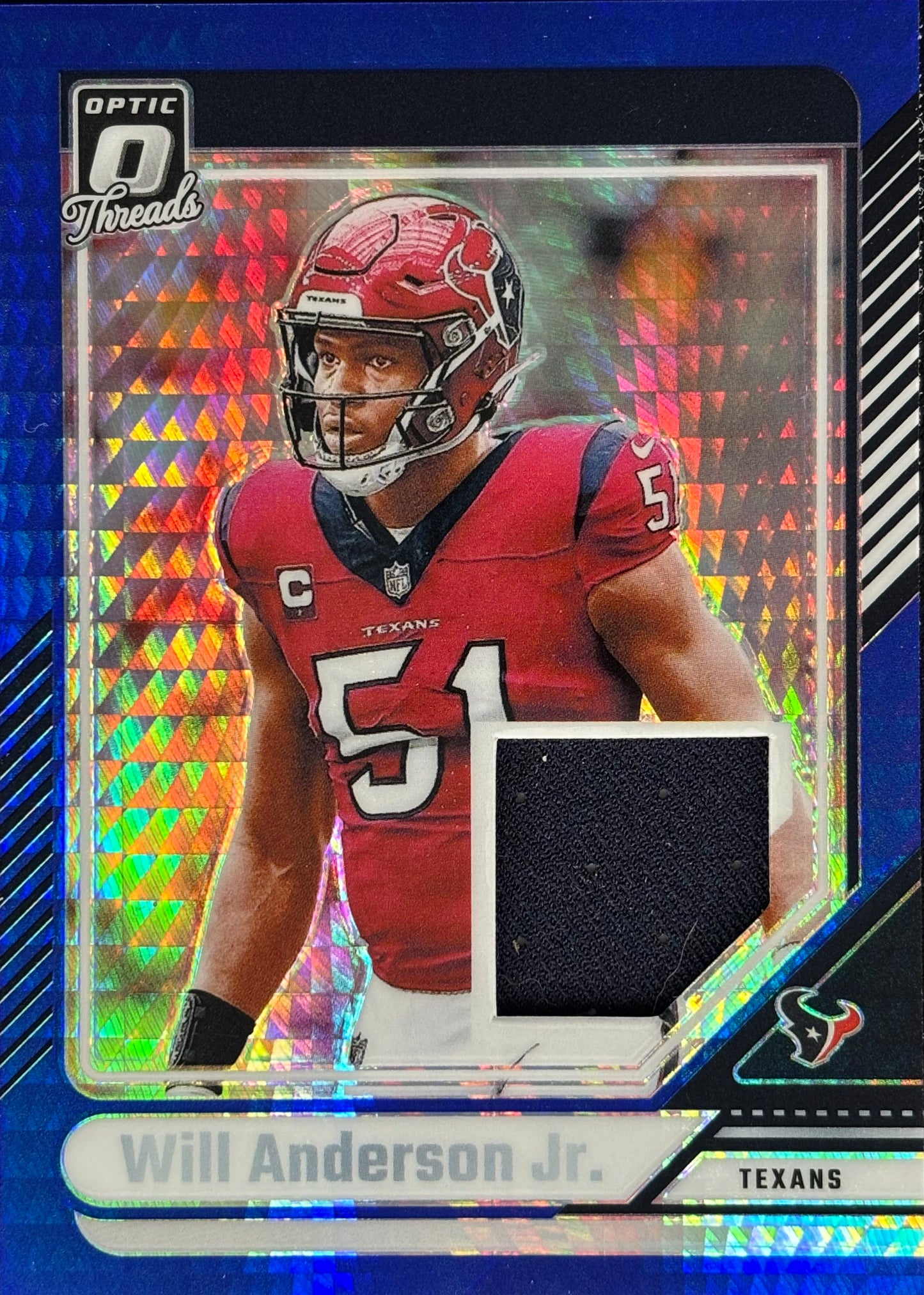 Will Anderson Jr. Optic Threads Patch Texans