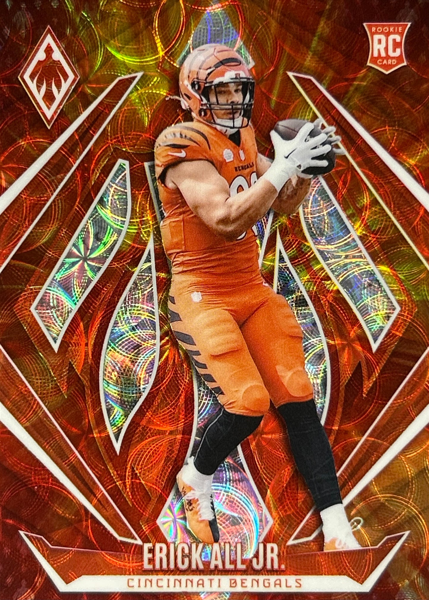 Erick All Jr. Phoenix Fire Burst /350 Rookie Bengals