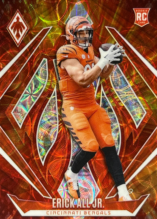 Erick All Jr. Phoenix Fire Burst /350 Rookie Bengals