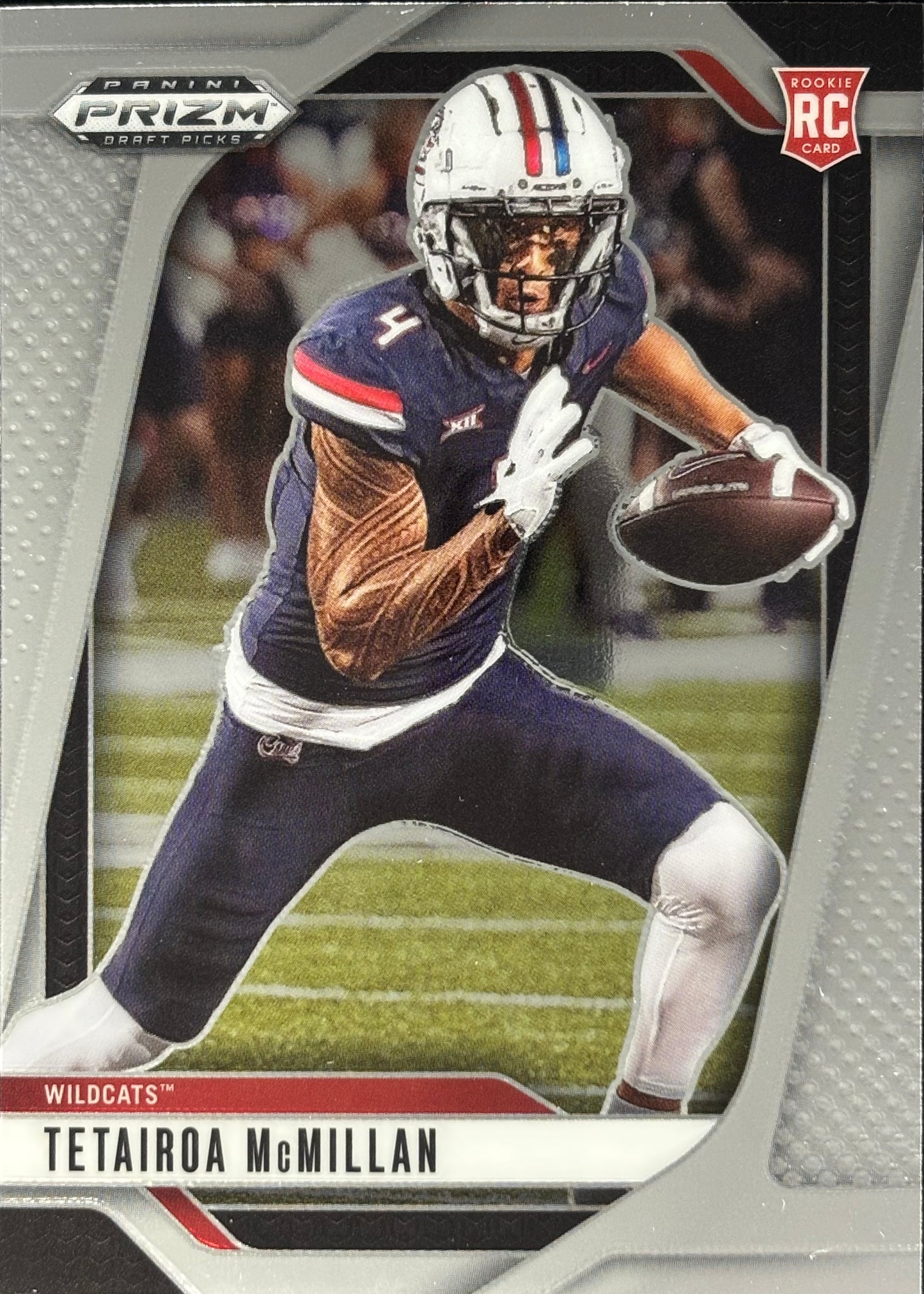 Tetairoa McMillan Prizm Draft Rookie Panthers Sports Card