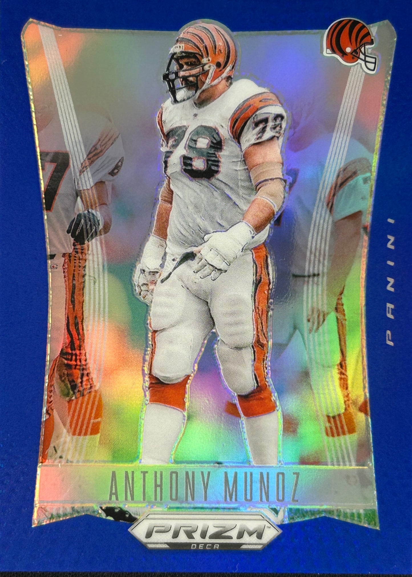 Anthony Munoz Prizm Deca Blue /149 Bengals