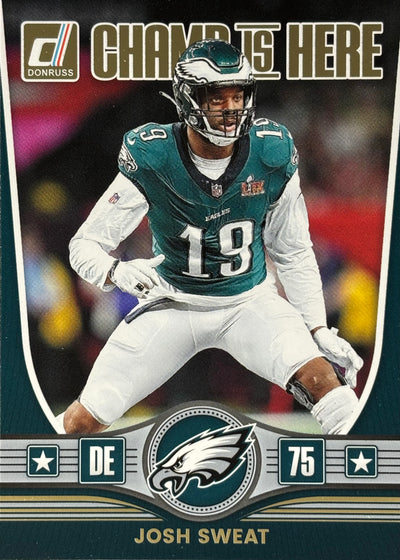 Josh Sweat Donruss Champ Is Here Eagles