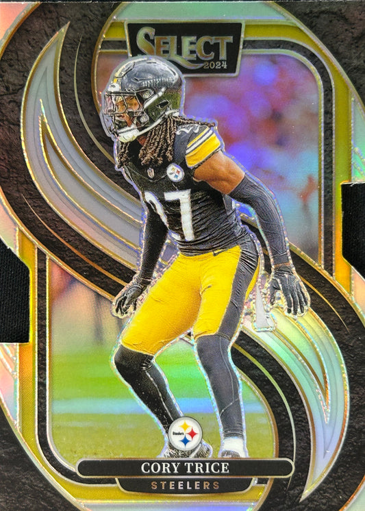 Corey Trice Select Silver Die-Cut Steelers