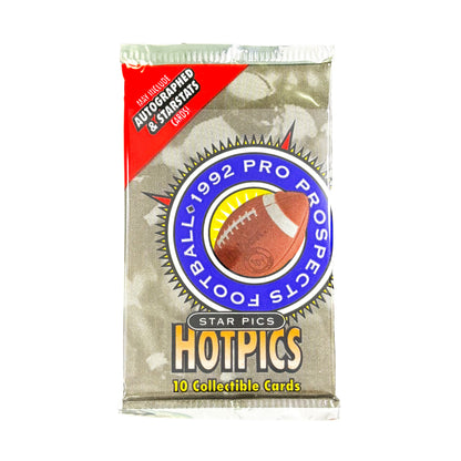 1992 Pro Prospects Star Pics Football Pack Sports Card