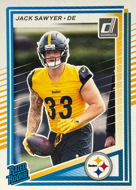 Kaleb Johnson Donruss Rated Rookie Steelers