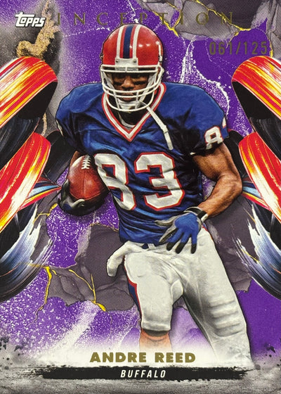 Andre Reed Inception Purple /125 Bills
