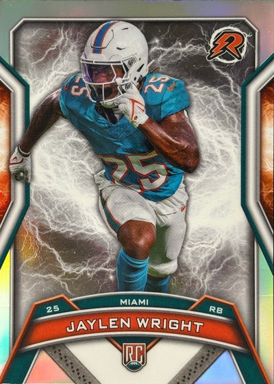 Jaylin Wright Resurgence Refractor Rookie Dolphins