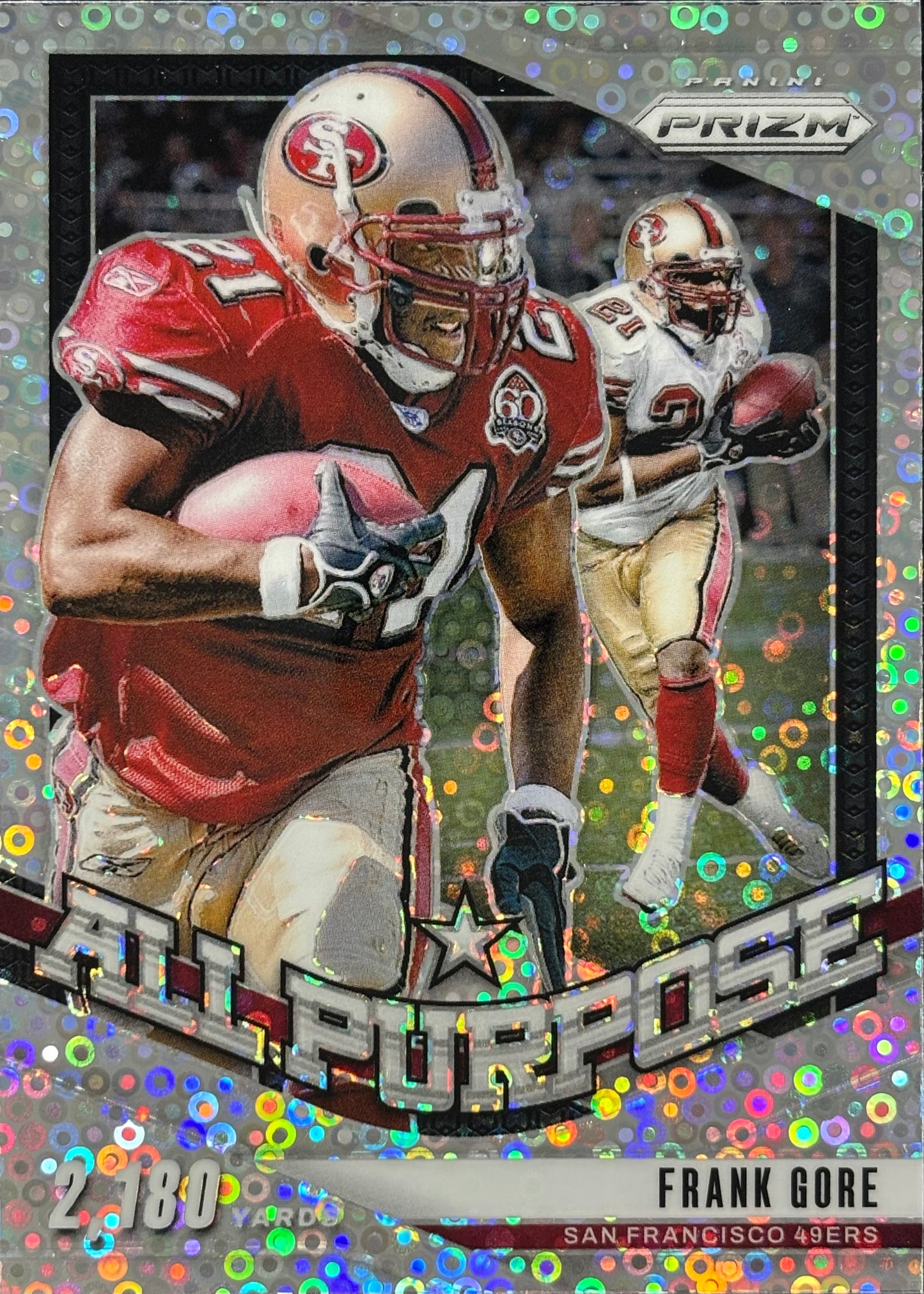 Frank Gore Prizm All-Purpose No Huddle 49ers