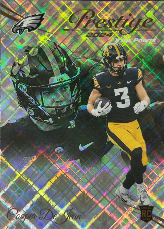 Cooper DeJean Prestige Diamonds Rookie Eagles