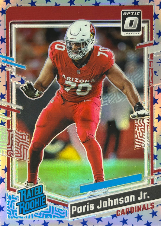 Paris Johnson Optic Stars Rookie Cardinals