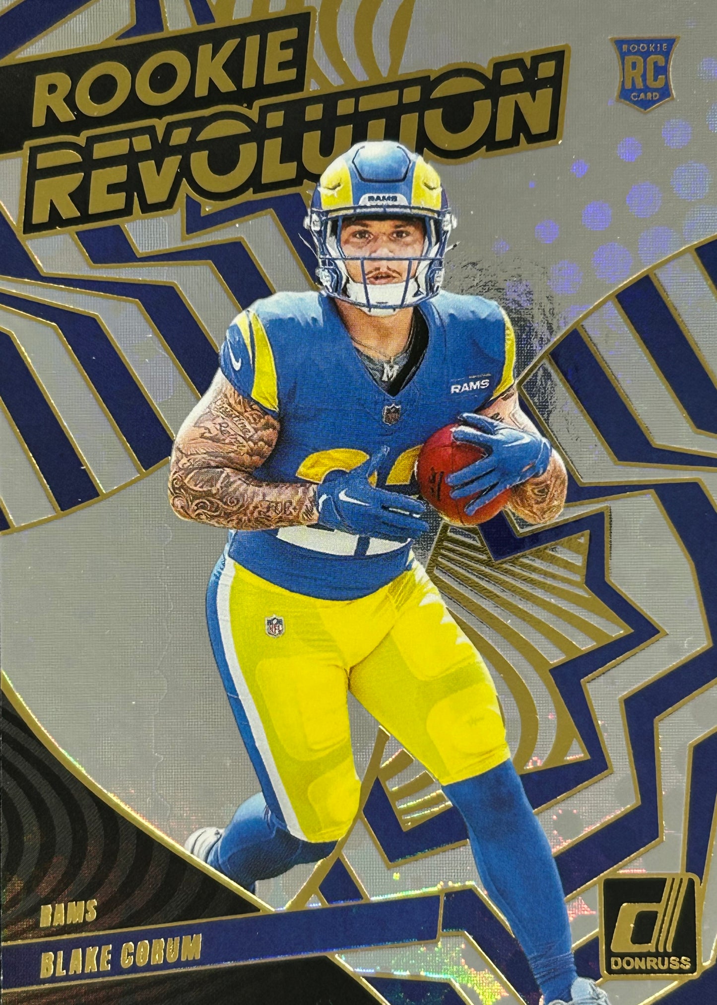 Blake Corum Rookie Revolution Rams Sports Card