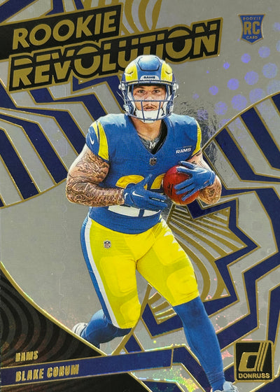 Blake Corum Rookie Revolution Rams Sports Card