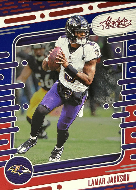 Lamar Jackson Absolute Red Blue Ravens