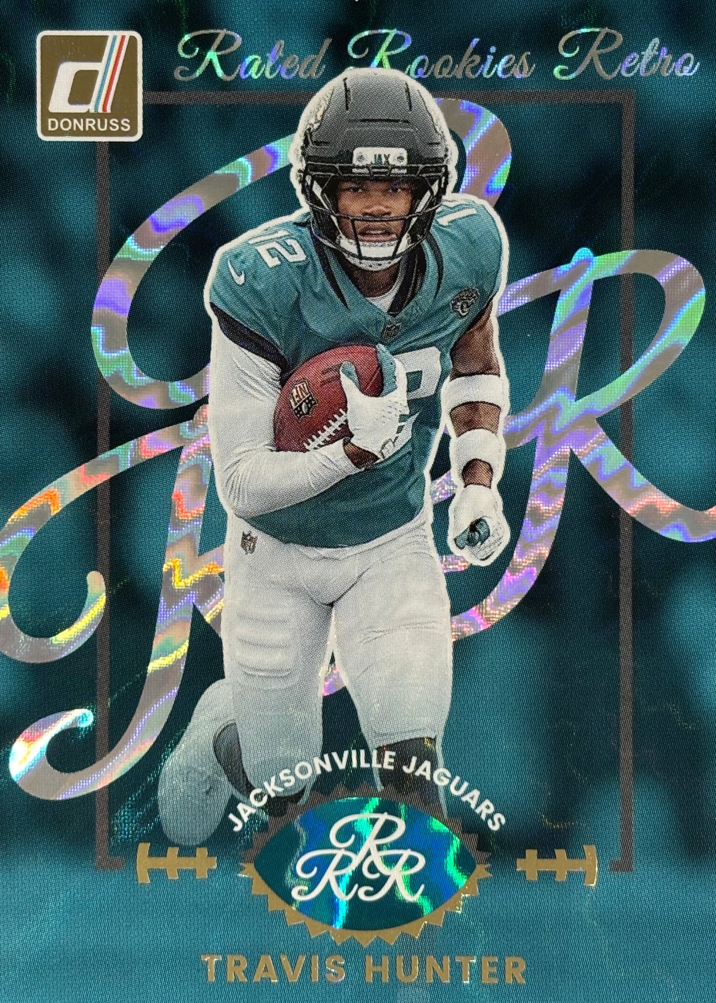 Travis Hunter Rated Rookie Retro Jaguars Sports Card