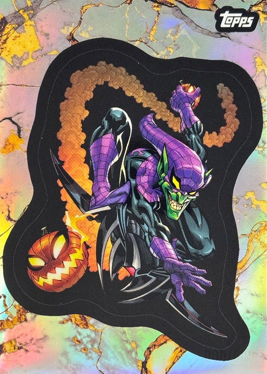 Green Goblin Comic Book Heroes Refractor Marvel